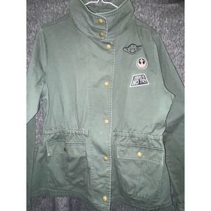 Star Wars Her Universe Military Field Jacket Utility Cinch Waist Women's XL